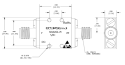 2.0 - 10.0 GHz Coaxial Frequency Doubler D2010LZ1